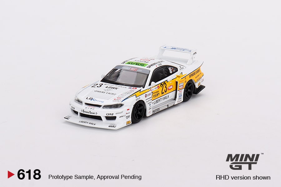 MINI GT No.618 Nissan LB-Super Silhouette S15 SILVIA #23 2022 Goodwood Festival of Speed MGT00618