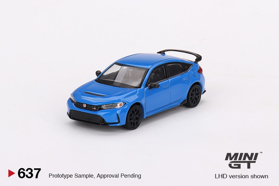 MINI GT No.637 Honda Civic Type R Boost Blue Pearl 2023 MGT00637