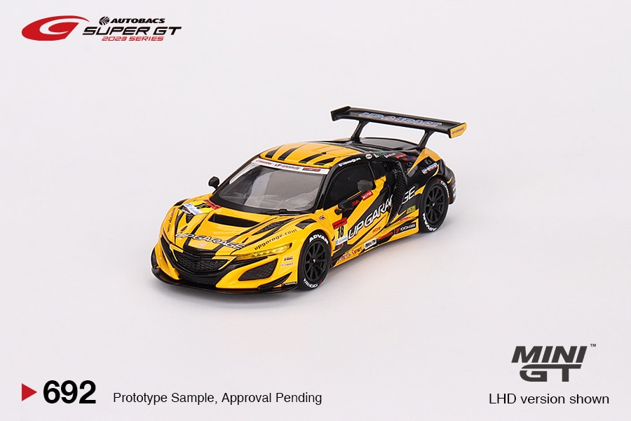 MINI GT No.692 Honda NSX GT3 EVO22 #18 "UPGARAGE NSX GT3" TEAM UPGARAGE 2023 SUPER GT SERIES / SUPER GT Blister Packaging MGT00692
