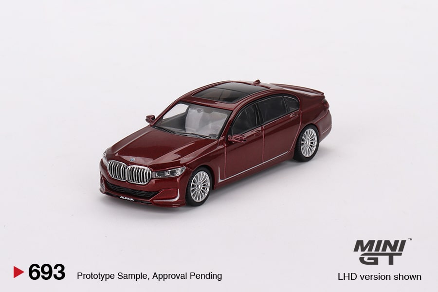 MINI GT No.693 BMW Alpina B7 xDrive  Aventurin Red MGT00693