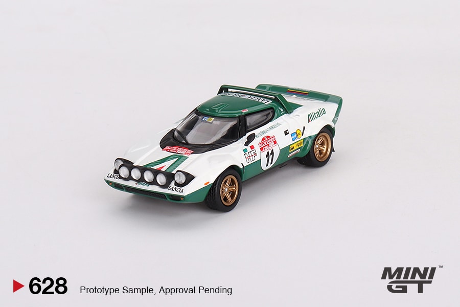 MINI GT No.628 Lancia Stratos HF 1975 Rally Sanremo Winner #11 MGT00628 Diecast model cars