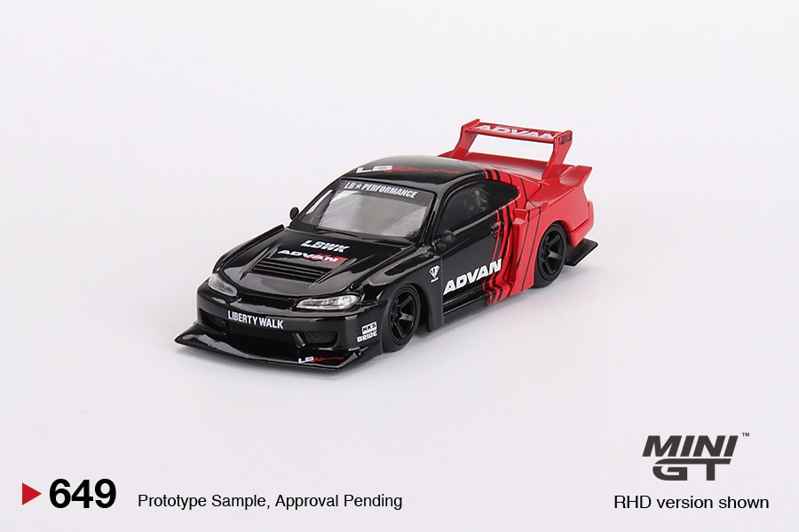 MINI GT No.649 Nissan LB-Super Silhouette S15 SILVIA ADVAN MGT00649
